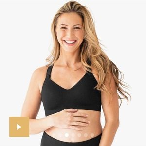 Kindred Bravely - High Support Maternity & Postpartum Sports Bra | Black - Large